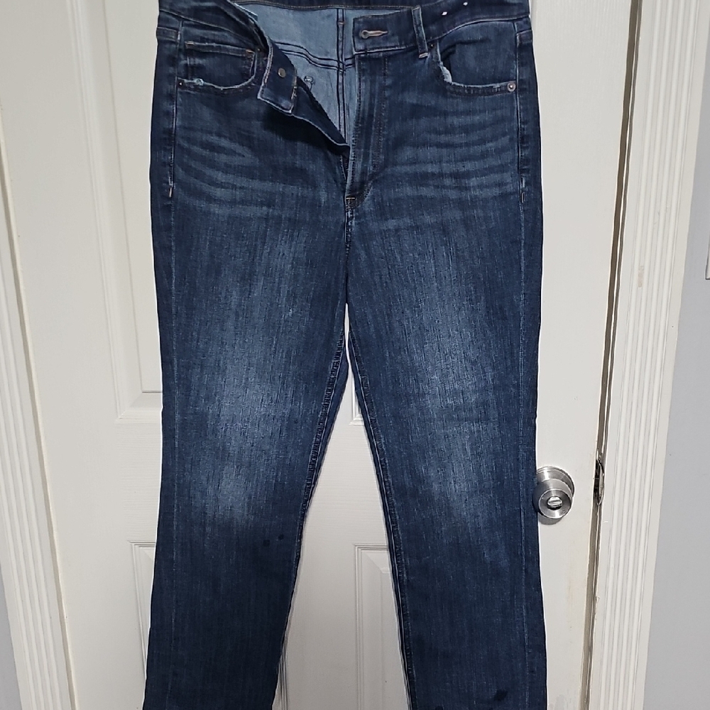 Dark Blue Denim Jeans